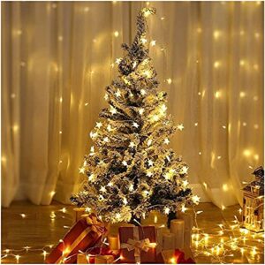 Yummuely Star Lights Star String Lights 10Ft 20 LED Star Fairy Lights Battery Operated Waterproof Indoor Outdoor Twinkle Christmas Lights for Bedroom Party Wedding Xmas Tree Decoration (Warm White)