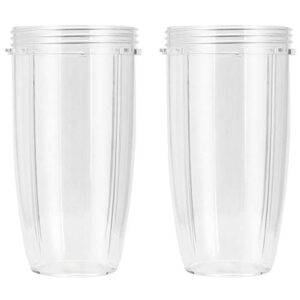 replacement cup for nutribullet replacement parts 32oz for nutri bullet 600w and 900w, pack of 2