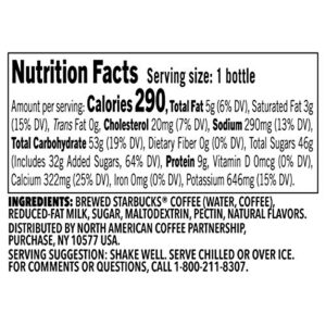 Starbucks Frappuccino Coffee Drink, Vanilla, 13.7 Fl Oz (Pack of 12)