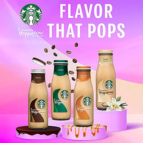 Starbucks Frappuccino Coffee Drink, Vanilla, 13.7 Fl Oz (Pack of 12)