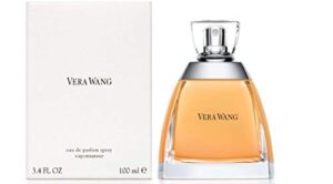 vera wang eau de parfum for women – delicate, floral scent – notes of iris, lillies, & sandalwood – feminine & subtle – 3.4 fl oz