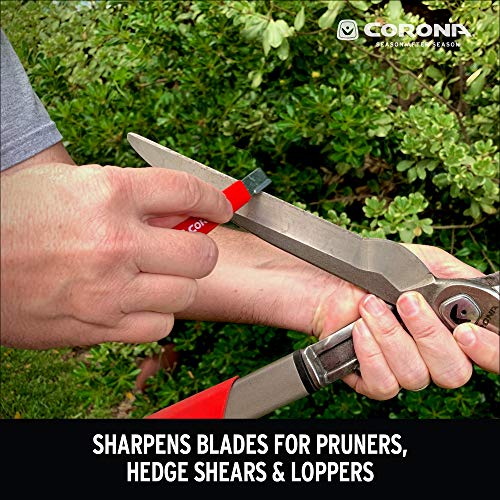 Corona AC 8300, Garden Tool Blade Sharpener, 1-Pack, Red