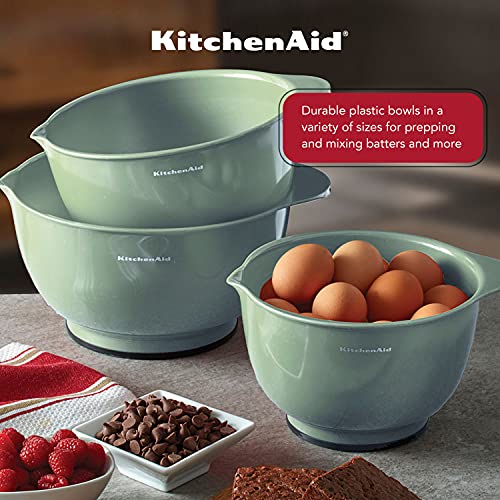 KitchenAid Classic Mixing Bowls, Set of 3, Pistachio