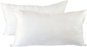 cozy bed pillow bedding, 2 count (pack of 1), white