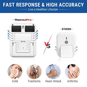 ThermoPro TP55 Digital Hygrometer Indoor Thermometer Humidity Gauge with Large Touchscreen and Backlight Temperature Humidity Monitor