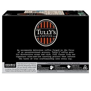 Tully's Coffee French Roast Keurig Single-Serve K-Cup Pods, Dark Roast Coffee, 12 Count