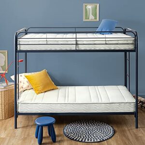 Zinus 6 Inch Foam and Spring Twin Mattress 2 Piece Set for Bunk Beds / Mattress-in-a-Box