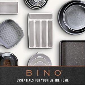 BINO | Plastic Organizer Bins, Large - 2 Pack | The SOHO Collection | Multi-Use Organizer Bins | Pantry Organizer & Freezer Organizer Bins | Plastic Storage Containers | Bins for Home & Kitchen Org