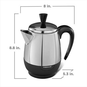 Farberware 2-4-Cup Percolator, Stainless Steel, FCP240