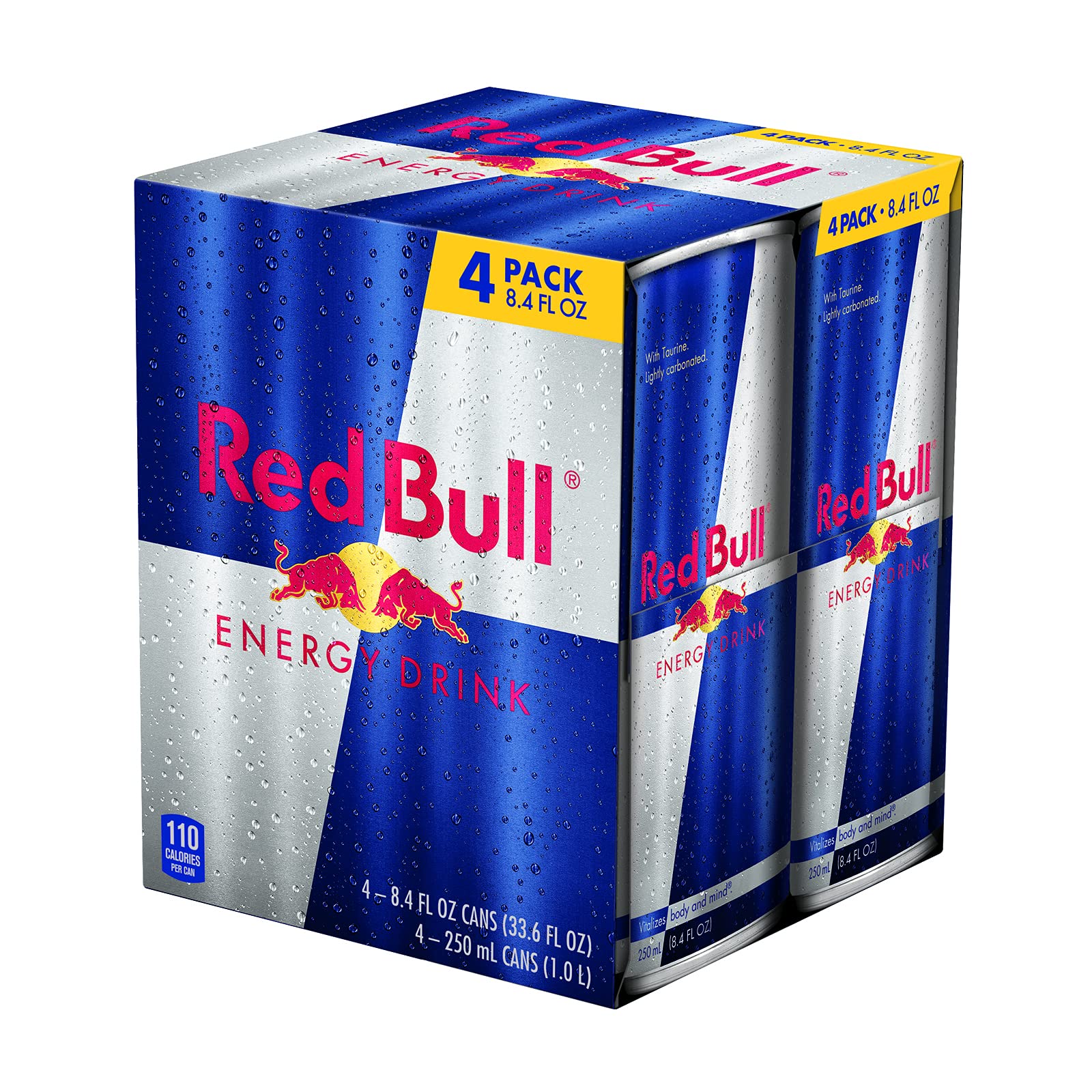 Red Bull Energy Drink, 8.4 Fl Oz (4 Pack)