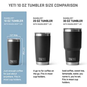 YETI Rambler 10 oz Tumbler, Stainless Steel, Vacuum Insulated with MagSlider Lid, Navy
