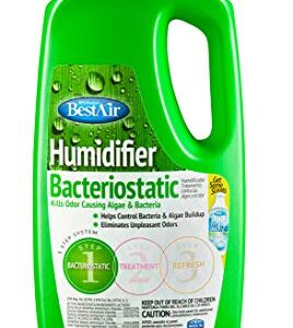 BestAir 3BT-PDQ-6 Original BT Humidifier Bacteriostatic Water Treatment, 32 fl oz, Single Pack, Green