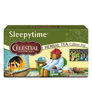 celestial seasonings sleepytime herbal tea, 20 count (pack of 2)