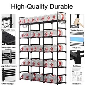 Mavivegue 9 Tiers Shoe Rack Tall Shoe Organizer Shoe Storage 50 Pairs Vertical Shoe Shelf Large Shoe Rack Organizer Stackable Shoe Racks for Entryway, Closet, Garage, Bedroom,Cloakroom