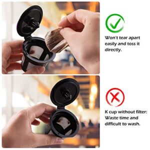 Disposable Paper Coffee Filters, Keurig K Cup Paper Filters for Keurig Single Brewer Reusable Cups, K-cup Coffee Pods, Fits All Brands Reusable K Cups (300)