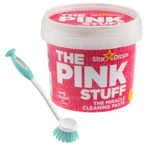 the pink stuff – the miracle all purpose cleaning paste with a good grips deep clean brush (cream and brush)