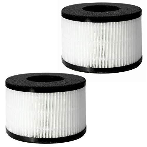 Flintar BS-03 H13 True HEPA Replacement Filter, Compatible with PARTU and SLEVOO BS-03 HEPA Air Purifier, 2-Pack