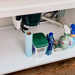 VANCE Trimmable Under Sink Tray for 36 in. Base Cabinet | Protects Cabinets from Leaks and Spills | Adjustable Spill Guard for Kitchen and Bathroom Sinks