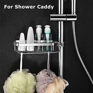 Faucet Sponge Holder for Kitchen Sink, ZeJlo Faucet Rack for Kitchen Sink and Shower Caddy, Premium SUS304 Stainless Steel Detachable Hanging Faucet Drain Rack for Soap Sponge Brush Scrubber