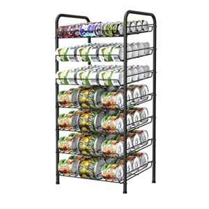 vrisa can organizer for pantry 7-tier can rack organizer can storage dispenser rack holds up to 84 cans for canned food kitchen cabinet or pantry shelf