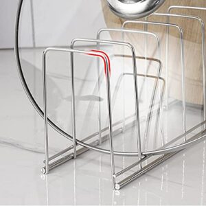 MINGFANITY Small Dish Drainer,Stainless Steel Bowl Drying Rack for Kitchen Counter Organizer Storage, Storage Shelf, Chrome