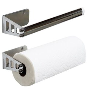 decobros wall mount paper towel holder, chrome