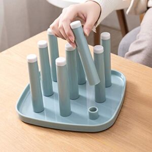 Cup Drying Rack Coffee Mug Tea Cup Drinking Glass Drying Drain Rack Holder Organizer, 9 Cups Drying Holder Rack, for Home Kitchen Bar