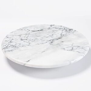 jalz jalz 12” marble lazy susan kitchen turntable