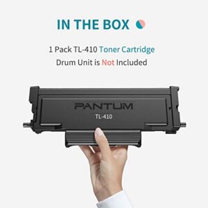 PANTUM TL-410 Black Toner Cartridge Work with DL-410 Series, Compatible with P3012DW,P3302DW,M7120DW,M6800FDW,M6802FDW,M7200FDW, M7200FDW, M7300FDW Series Printers, Page Yield Up to 1500 Pages (1)