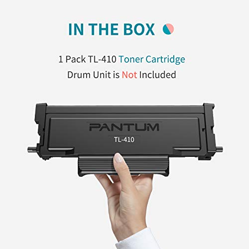 PANTUM TL-410 Black Toner Cartridge Work with DL-410 Series, Compatible with P3012DW,P3302DW,M7120DW,M6800FDW,M6802FDW,M7200FDW, M7200FDW, M7300FDW Series Printers, Page Yield Up to 1500 Pages (1)