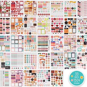 Aesthetic Planner Stickers - 1500+ Stunning Design Accessories Enhance and Simplify Your Planner, Journal, Calendar And Scrapbook