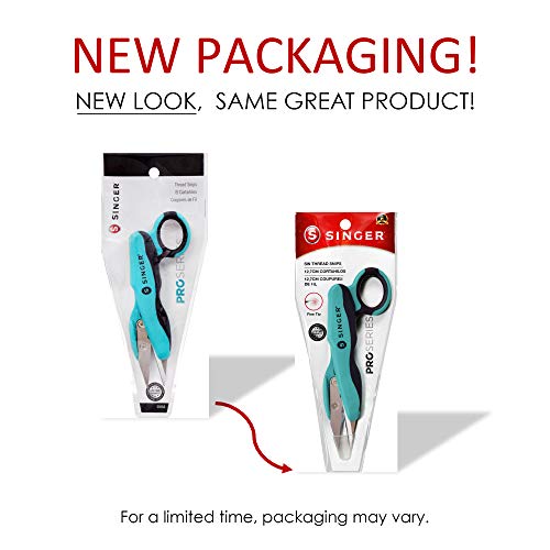 SINGER 00564 ProSeries Thread Snips, 5-Inch,Teal