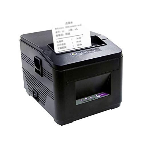 LIUYUNQI Kitchen Receipt Printer 160mm/s High Speed 80mm for Supermarket Cashier Small Bill Issuing Machine UBS+Network Port