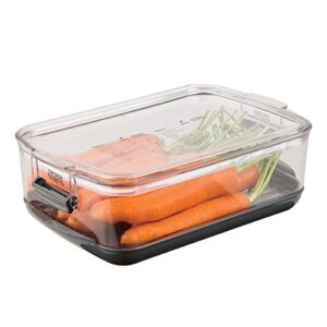 prepworks by progressive produce prokeeper, , 3-quart, stay-fresh vent system, small peppers, tomatoes