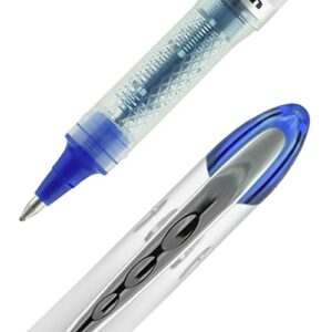 uniball Vision Elite Rollerball Pens with 0.8mm Bold Point, Blue, 12 Count