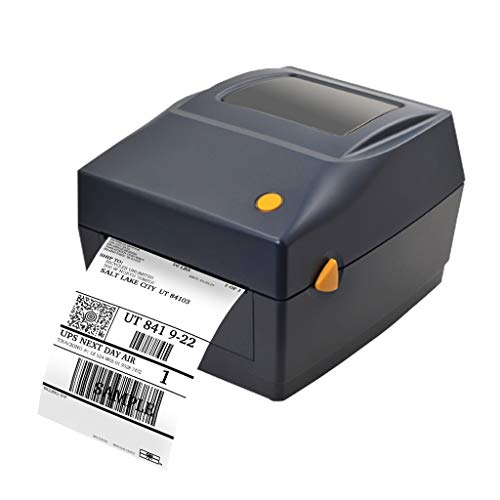 LIUYUNQI Label Barcode Printer 108mm Thermal USB Port Label Maker Printer for Delivery Logistics DT460B