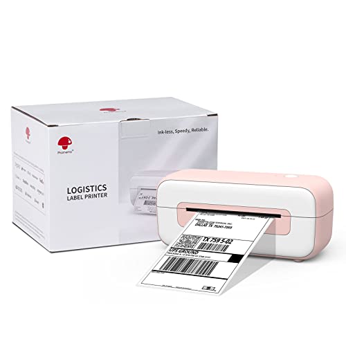 Pink Label Printer, Thermal Label Printer 4x6, Shipping Label Printer for Small Busines, Thermal Printer Compatible with Amazon, Ebay, Shopify, Etsy, UPS, FedEx, DHL, etc