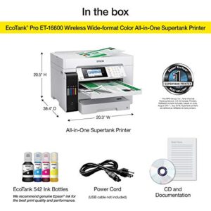 Epson® EcoTank® Pro ET-16600 SuperTank® Wide-Format Color Inkjet All-In-One Printer