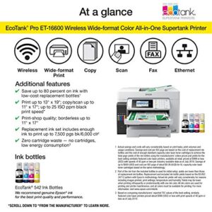 Epson® EcoTank® Pro ET-16600 SuperTank® Wide-Format Color Inkjet All-In-One Printer