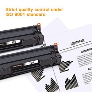 E-Z Ink (TM) Compatible Toner Cartridge Replacement for Canon 125 CRG-125 3484B001 to use with ImageClass LBP6030w ImageClass LBP6000 ImageClass MF3010 Laser Printer (Black, 2 Pack)