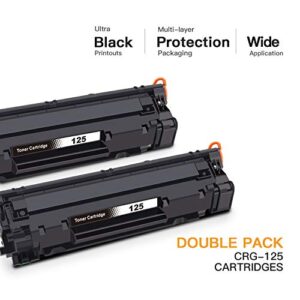 E-Z Ink (TM) Compatible Toner Cartridge Replacement for Canon 125 CRG-125 3484B001 to use with ImageClass LBP6030w ImageClass LBP6000 ImageClass MF3010 Laser Printer (Black, 2 Pack)