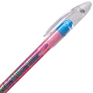 Pentel Arts Krazy Pop Iridescent Gel Pen, (1.0mm) Bold Line, Assorted Ink (Xc/BD/CP/DG), 4-PK (K91PABP4M3)