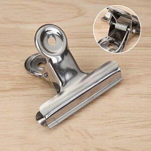 Jxystore Chip Clips Bag Clips Food Clips 3 Sizes 18 Pack, Heavy Duty Stainless Steel Clips for Bag, All-Purpose Air Tight Seal Clip Cubicle Hooks for Office School Home