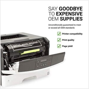Print.Save.Repeat. Lexmark 601H High Yield Remanufactured Toner Cartridge for MX310, MX410, MX510, MX511, MX610, MX611 Laser Printer [10,000 Pages]