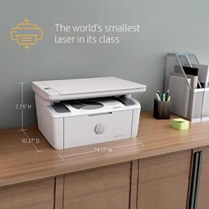 HP Laserjet Compact Wireless Monochrome All-in-one Laser Printer with HP+, Print Copy Scan 3-in-1 for Home Office, 21ppm, Mobile Printing, Wi-Fi, Bonus 6 Months Instant Ink, Lanbertent Printer Cable