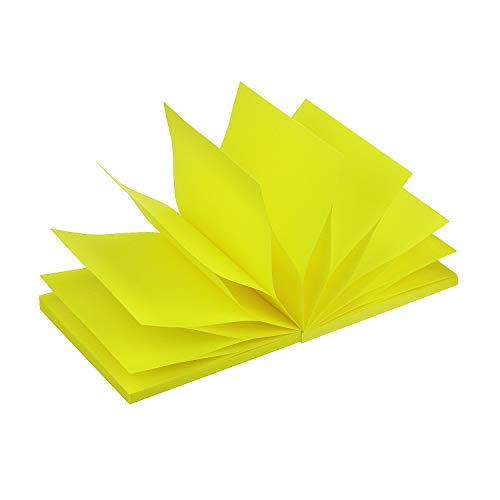 Early Buy Pop Up Sticky Notes 3x3 Refills Self-Stick Notes 6 Pads, 6 Bright Colors, 100 Sheets/Pad (6 Bright)