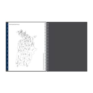 Blue Sky 2023 Weekly and Monthly Planner, January - December, 8.5" x 11", Flexible Cover, Wirebound, Passages (142073)