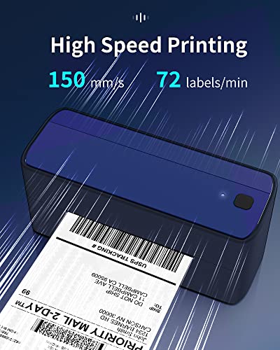 Phomemo Thermal Label Printer, Shipping Label Printer Work with Windows & macOS, 4x6 Label Printer for Shipping Packages, 150mm/s, Compatible with Amazon, Ebay, Esty, Shopify, UPS, FedEx, USPS