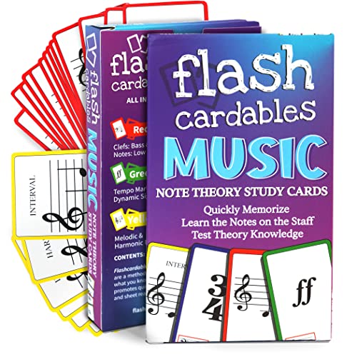 Flashcardables Premium Music Flash Cards