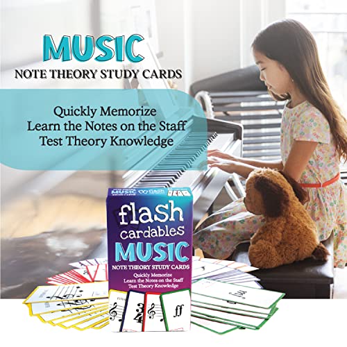 Flashcardables Premium Music Flash Cards